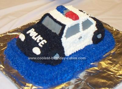 Cars Birthday Cake on Coolest Police Car Birthday Cake 9 21343481 Jpg