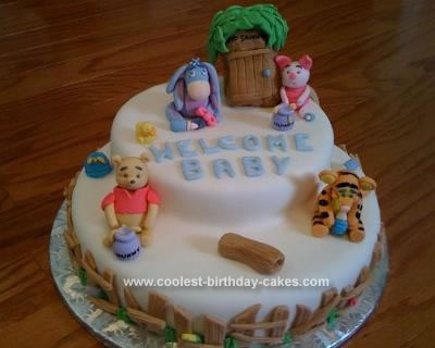 Winnie  Pooh Birthday Cake on Winnie The Pooh And Friends Baby Shower