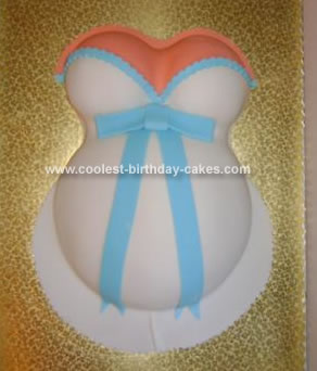 Soccer Birthday Cake on Coolest Pregnant Belly Cake 36