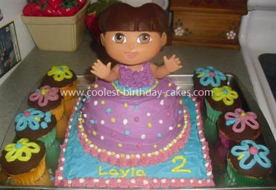 Dora Birthday Cake on Coolest Pretty Dora Cake 117