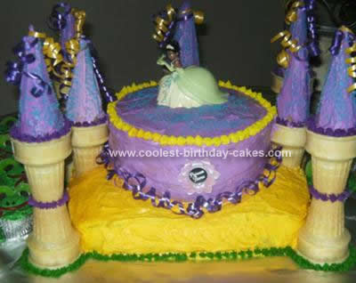 pictures of princess and the frog cakes. Homemade Princess and the Frog