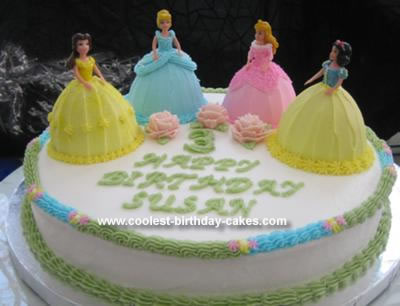 Homemade Birthday Cake on Homemade Princess Cake