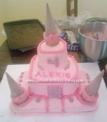  Girl Birthday Cakes on Coolest Princess Caste Birthday Cake 338
