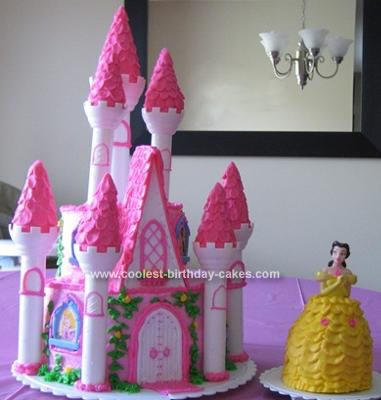 Disney Princess Birthday Cakes on Download Princess Belle Cake From Beauty And The Beast Disney Castle