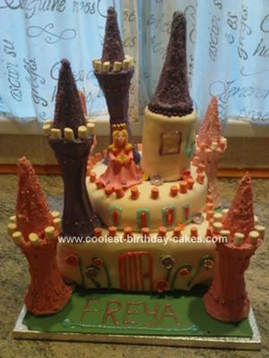 princess cake ideas for birthdays. (Cornwall Uk). Homemade