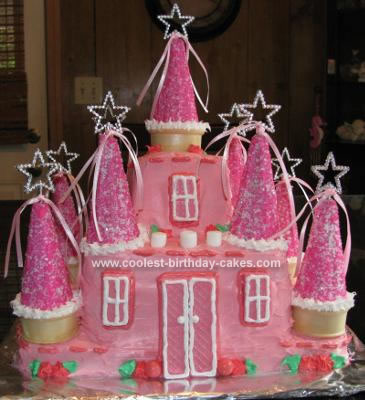 Princess Birthday Cakes on Coolest Princess Castle Birthday Cake 345