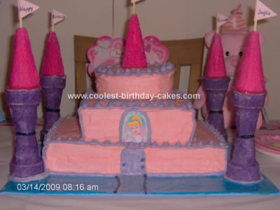 Princess Birthday Cake on Coolest Princess Castle Cake 270