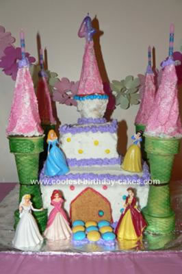 Princess Birthday Cake on Coolest Princess Castle Cake 280