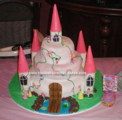 Strawberry Birthday Cake on Coolest Princess Castle Cake 285