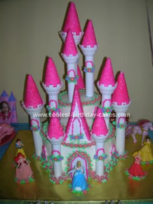 Princess Birthday Cakes on Coolest Princess Castle Cake 336