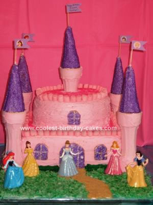 Homemade Birthday Cake on Coolest Princess Castle Cake 353