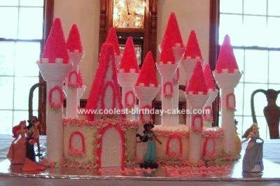 Disney Princess Birthday Cakes on Coolest Princess Castle Cake 381