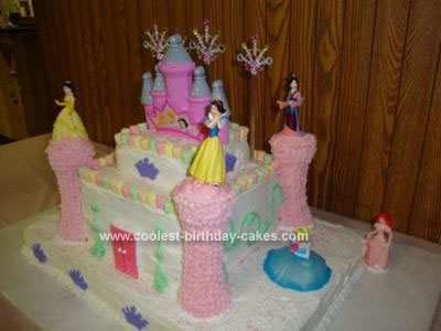 Simple Birthday Cakes on Birthday Cake Games On Coolest Princess Castle Cake 390