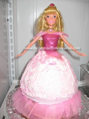 Princess Birthday Cake on Sleeping Beauty Princess Doll Cake