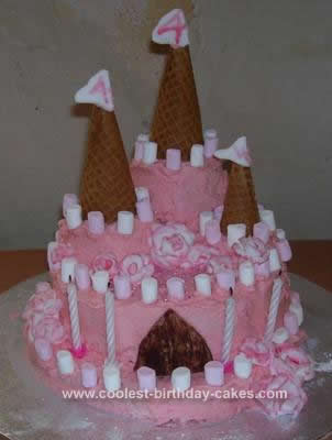 Vegan Birthday Cake Recipe on Birthday Cake On Coolest Princess Rose Palace Gluten Free Cake 528