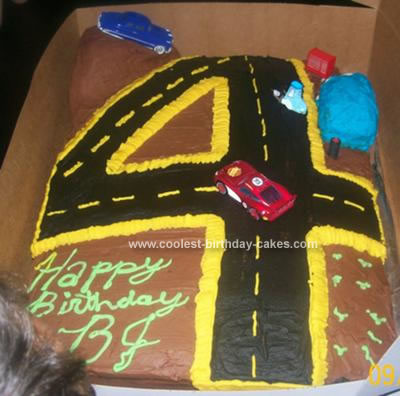 Mickey Mouse Birthday Cakes on Coolest Race Track Birthday Cake 71