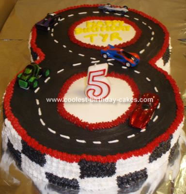  Birthday Cake on Coolest Race Track Cake 37