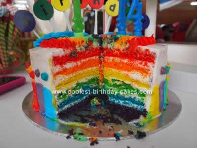  Coolest Birthday Cakes  on Coolest Rainbow Birthday Cake 21