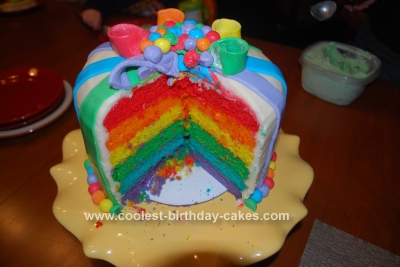 Rainbow Birthday Cake on Coolest Rainbow Birthday Cake 24