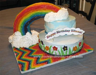 Rainbow Birthday Cake on Coolest Rainbow Birthday Cake 6