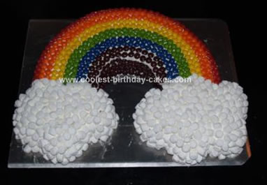 Rainbow Birthday Cake on Coolest Rainbow Birthday Cake 8