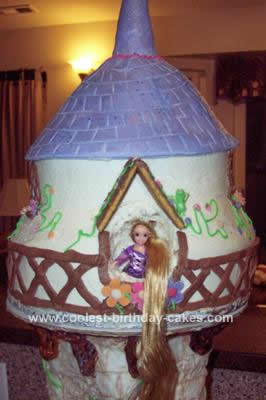 Rapunzel Birthday Cake on Cake Disney Tangled Rapunzel Cake For A 3 Year Old S Birthday Party
