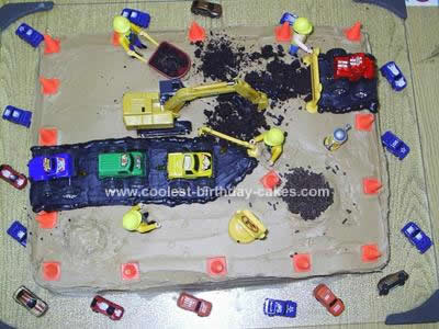 Cars Birthday Cakes on Coolest Road Construction Birthday Cake 59