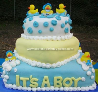 Rubber Duckie Baby Shower Theme on Coolest Rubber Duckie Cake 53