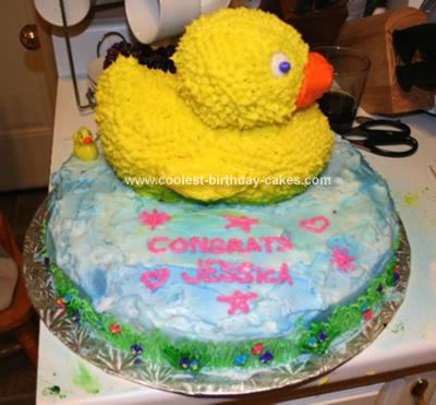 This Rubber Ducky cake I made for my friend's baby shower.