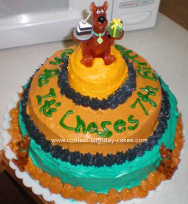 Beyblade Birthday Cake on Scooby Doo Birthday