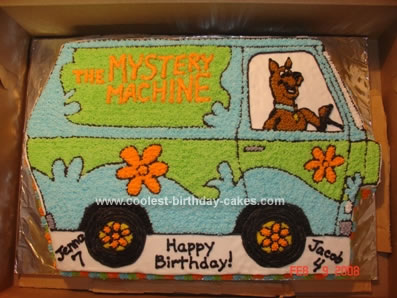 Scooby  Birthday Cake on Coolest Scooby Doo Mystery Machine Cake 24