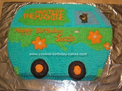 Scooby  Birthday Cake on Coolest Scooby Doo Mystery Machine Cake 27