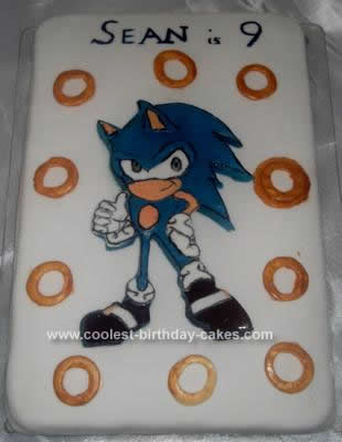 Sonic Birthday Cake on Coolest Sean S Sonic Cake 21