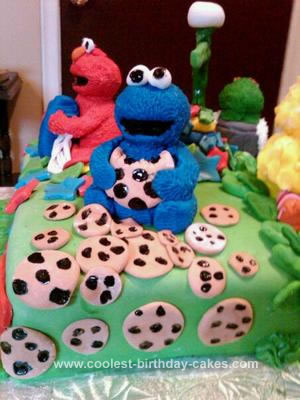 Sesame Street Birthday Cake on Coolest Sesame Street Birthday Cake 77