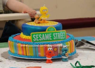 Sesame Street Birthday Cake on Coolest Sesame Street Birthday Cake Design 39 21365768 Jpg