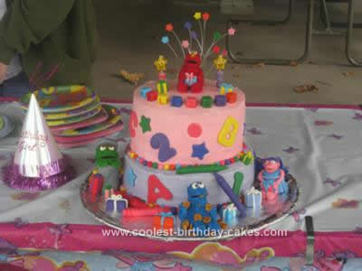 Sesame Street Birthday Cakes on Coolest Sesame Street Birthday Cake Design 43