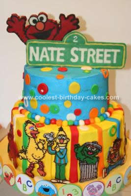 Sesame Street Birthday Cake on Coolest Sesame Street Birthday Cake Design 48