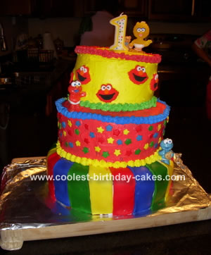 Sesame Street Birthday Cake on Coolest Sesame Street Cake 13