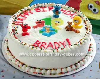 Sesame Street Birthday Cakes on Coolest Sesame Street Cake 14
