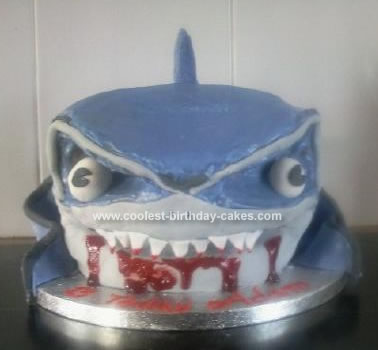 Ariel Birthday Cake on Coolest Shark Birthday Cake 25  By Karen  Newcastle