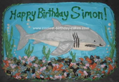Shark Birthday Cake on Coolest Shark Birthday Cake 26