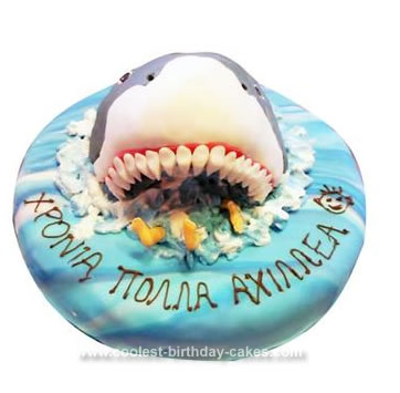 Creative Birthday Cakes on Coolest Shark Birthday Cake 59
