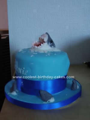 Shark Birthday Cake on Coolest Shark Picture Birthday Cake 37