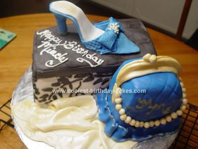 Shoes Theme Birthday Cake, homemade cake