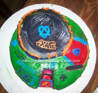 40th Birthday Party Ideas   on Birthday Cake Cartoon On Coolest Skate Park Birthday Cake 19