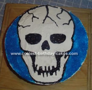 Halloween Birthday Cake on Coolest Skull Cake 10
