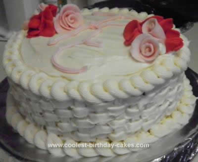 Homemade Small Wedding Cake
