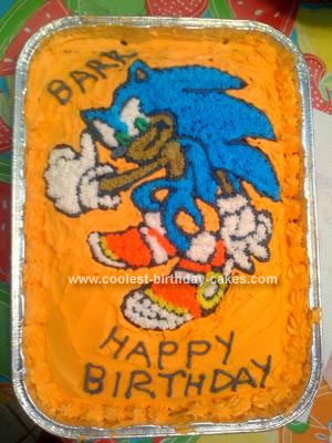 Sonic Birthday Cake on Coolest Sonic The Hedgehog Birthday Cake 10
