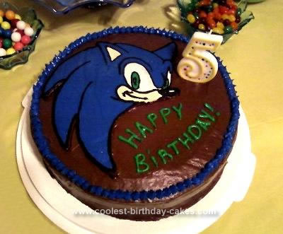 Sonic Birthday Party on Coolest Sonic The Hedgehog Birthday Cake 27