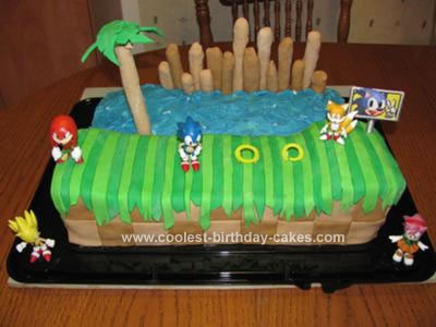Sonic Birthday Cake on Coolest Sonic The Hedgehog Cake 28
